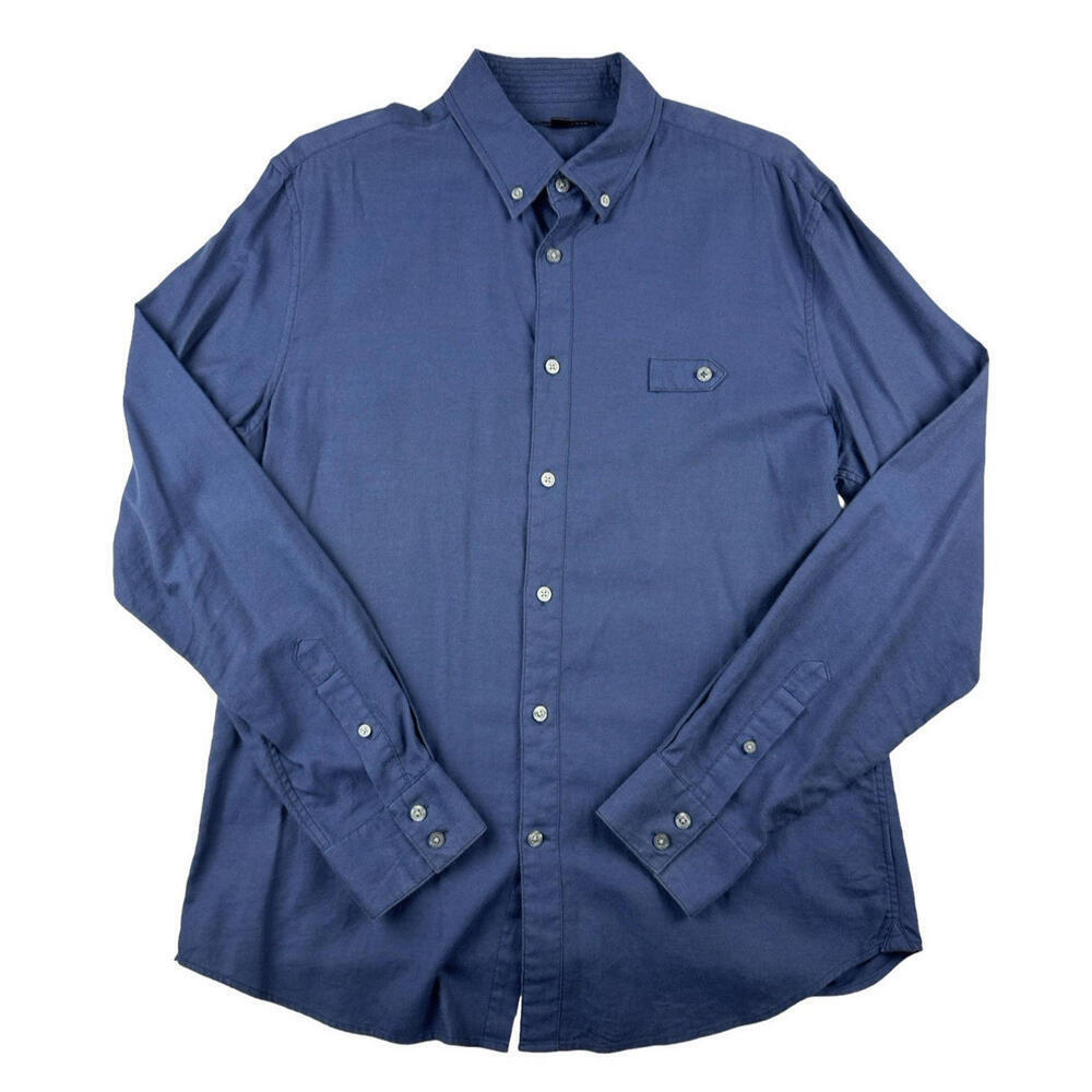 John Varvatos U.S.A Long Sleeve Button Down Shirt Blue Size M